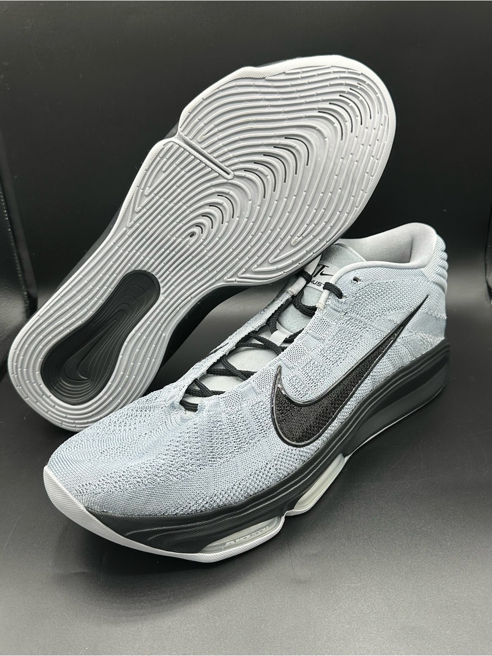 Nike Air Zoom GT Hustle 3 TB Promo Grey Black Basketball HM0268-001 Men Size 20